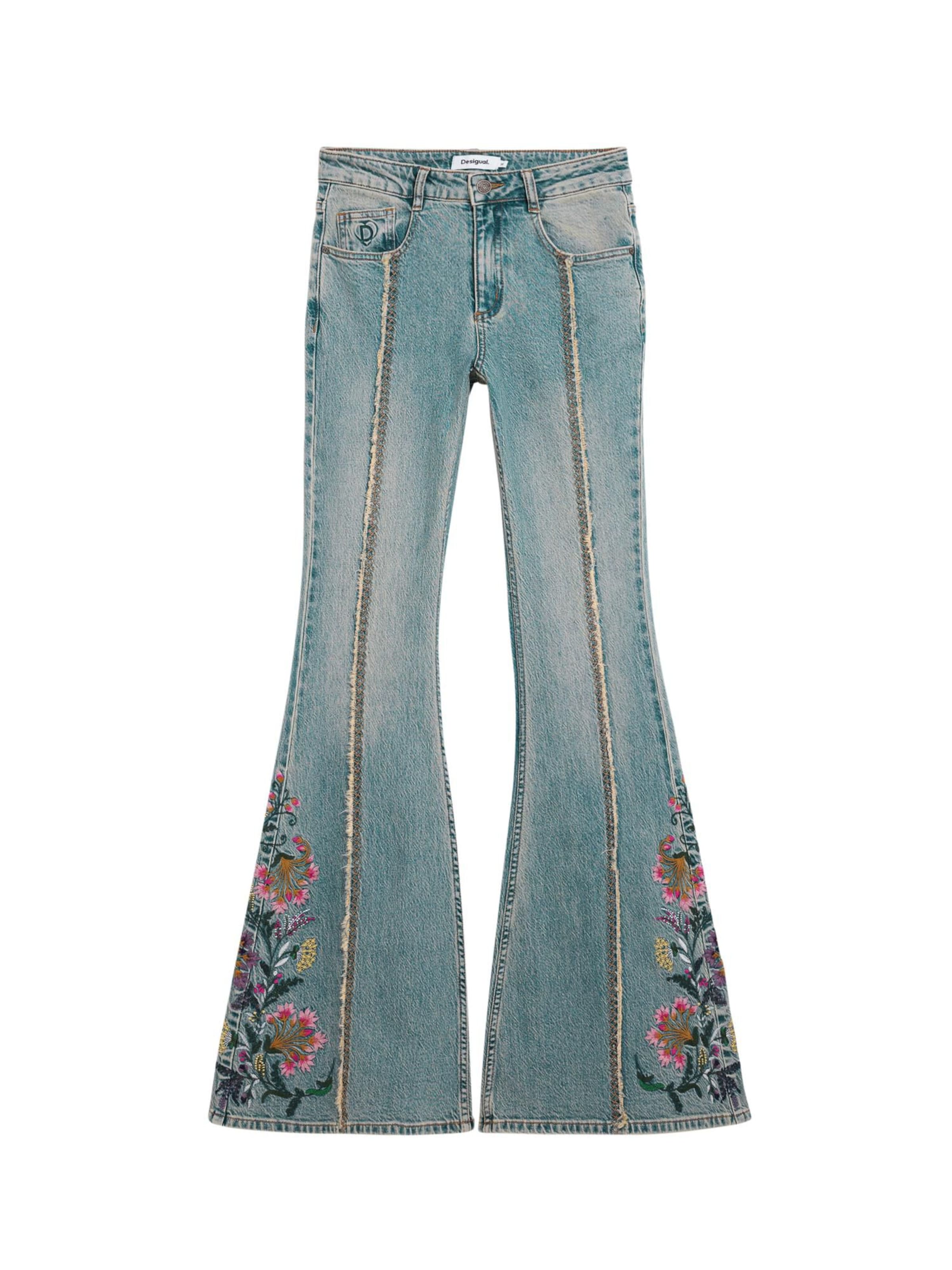 Desigual Flared Jeans i blå: framsida