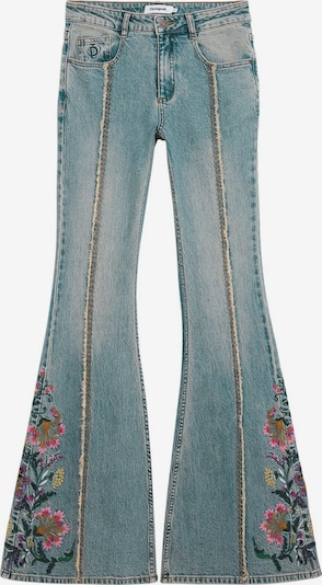 Desigual Farkut koossa 25-26 värissä sininen / vihreä / roosa, Tuotenäkymä