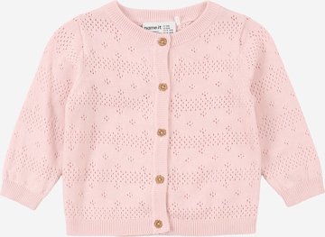 NAME IT - Cárdigan 'NBFKecia' en rosa: frente