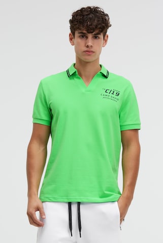 CAMP DAVID Shirt in Green: front