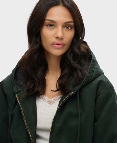 Superdry Veste mi-saison en noir, Vue avec produit