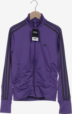 ADIDAS PERFORMANCE Sweatshirt & Zip-Up Hoodie in L in Purple: front