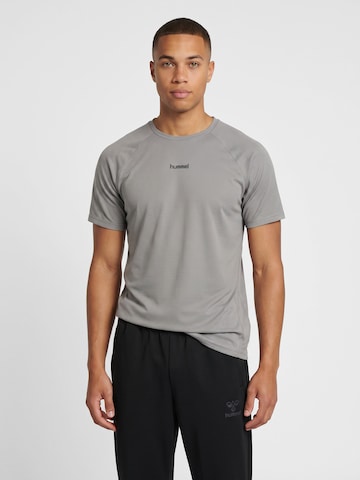 Hummel Performance shirt 'MOMENTUM' in Grey: front