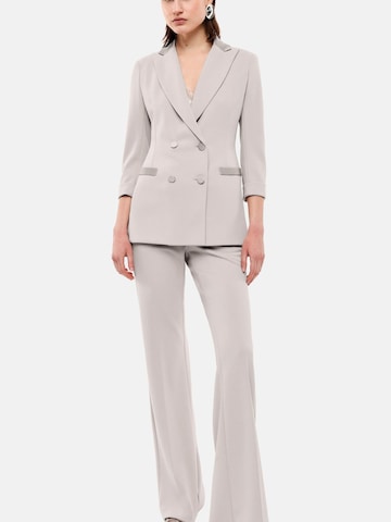 IMPERIAL Flared Byxa 'IMPERIAL PANTALONE A ZAMPA' i grå: framsida