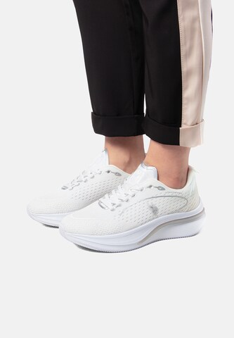 Sneaker bassa 'CLAUDE004W/5MY1' di U.S. POLO ASSN. in bianco: frontale