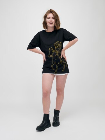 ABOUT YOU x StayKid Shirt 'FREUNDE' in Zwart: voorkant