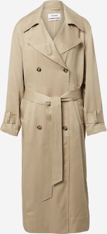 Manteau mi-saison 'Evelyn' WEEKDAY en beige : devant