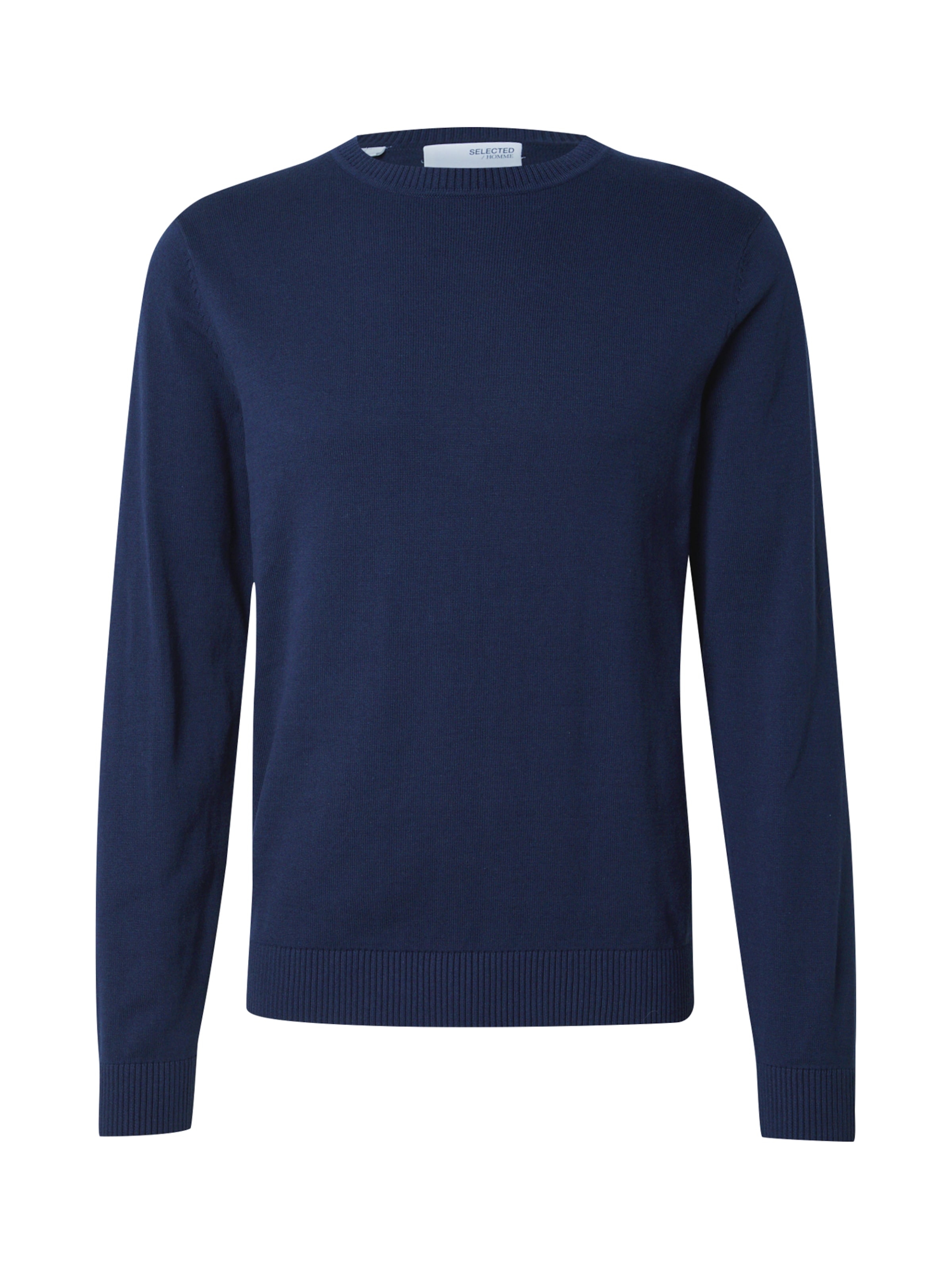 SELECTED Πουλόβερ 'SLHBERG' σε μπλε: μπροστά