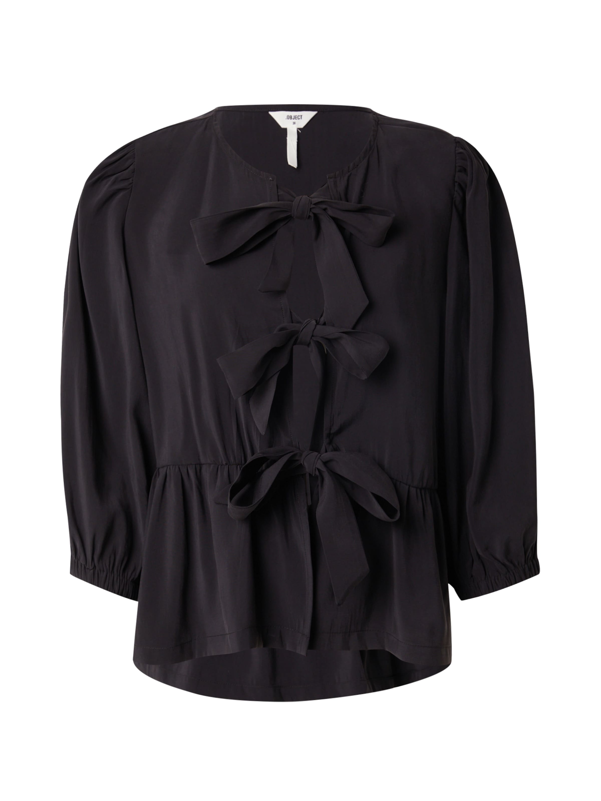 OBJECT - Blusa 'Janni' en negro: frente