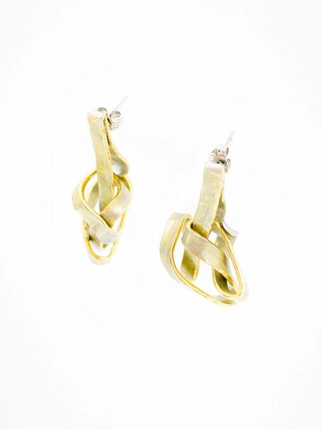 d'ecolife Essentials Ohrringe 'Curly' in Gold