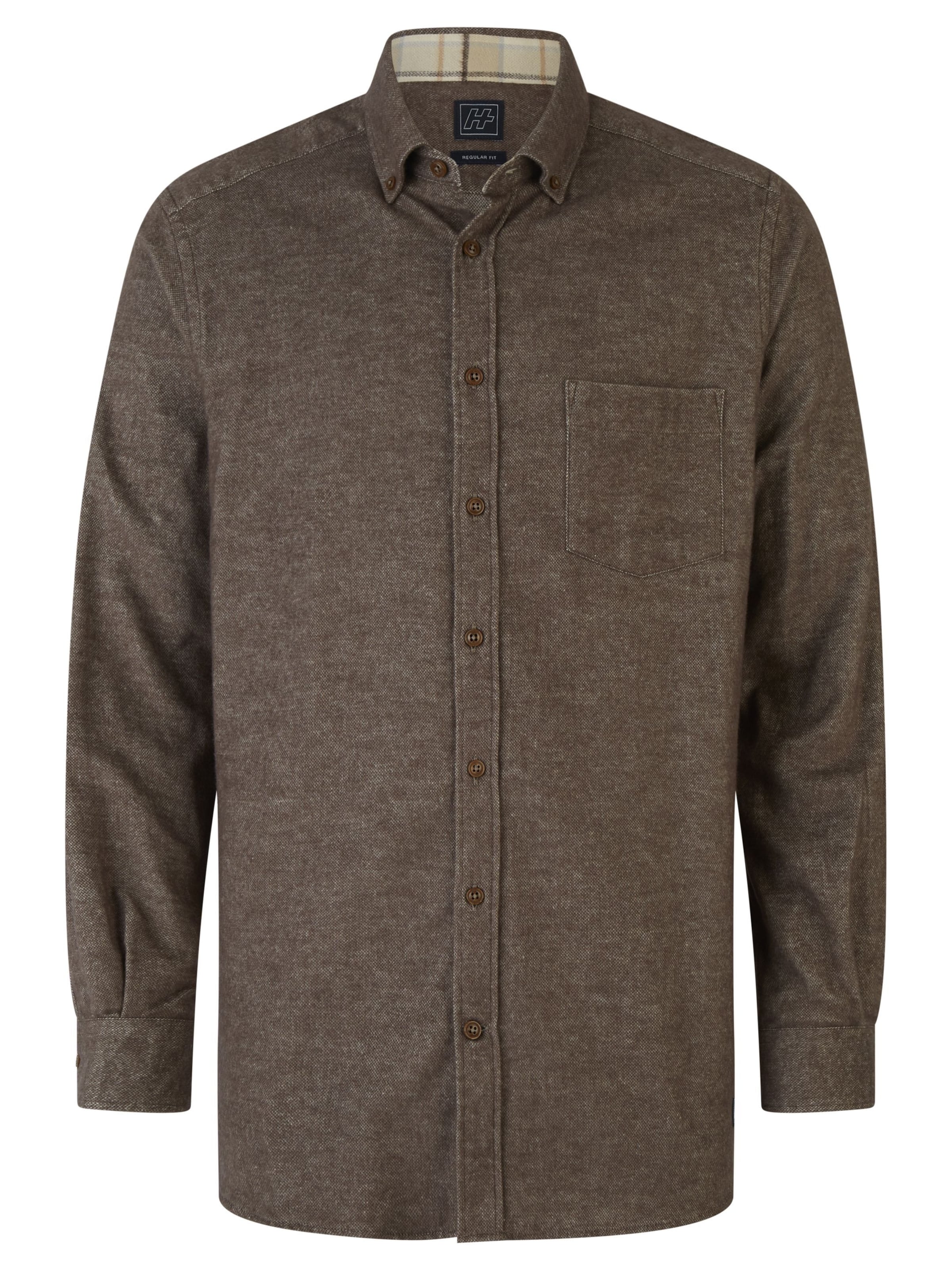 HECHTER PARIS Regular fit Overhemd in Rood: voorkant