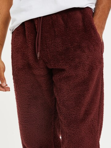 Threadbare Pyjamabroek in Rood