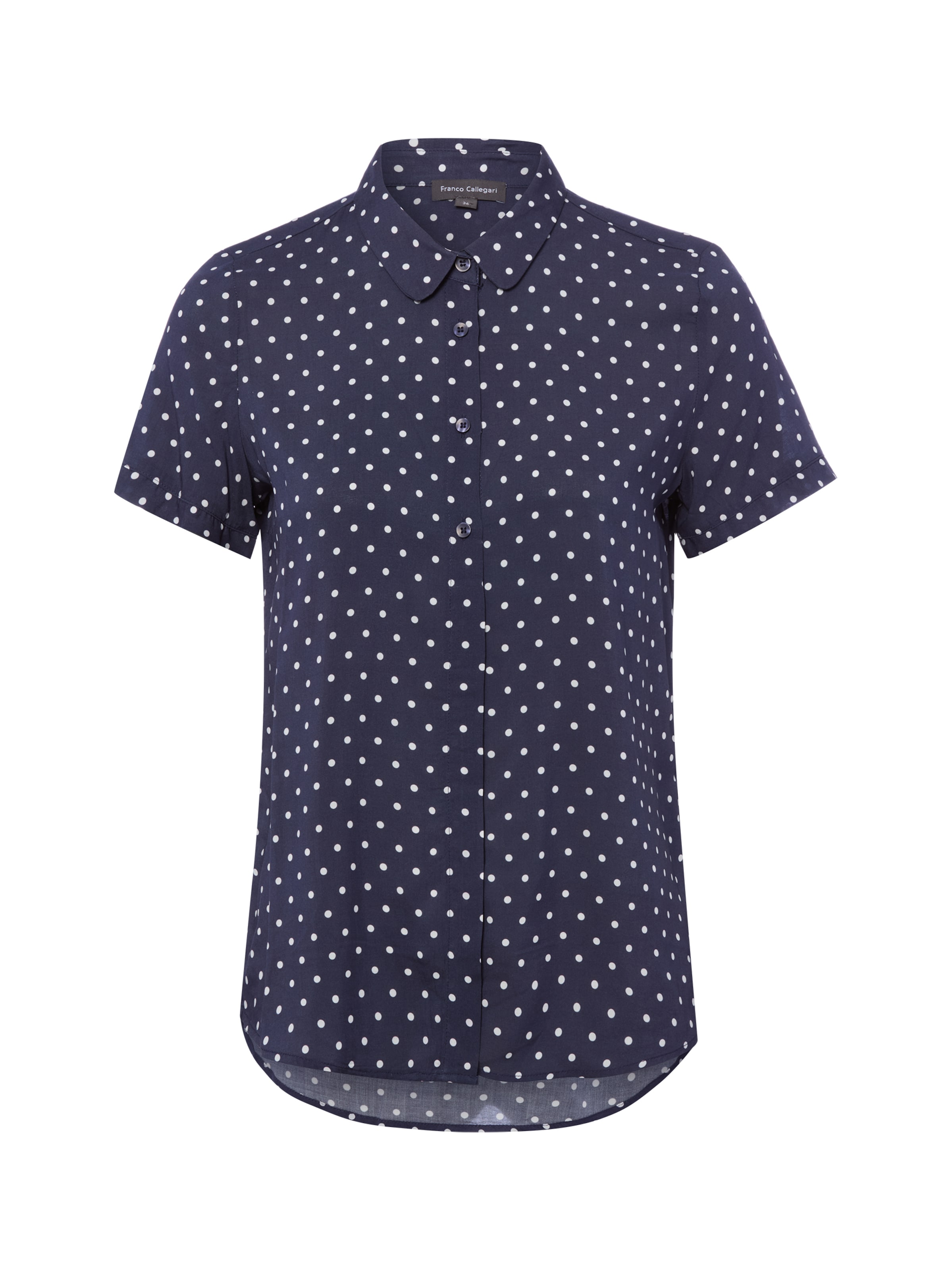 Franco Callegari Blouse ' Samantha ' in Blauw: voorkant