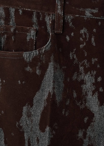MANGO Wide leg Jeans 'Olimpiap' in Brown