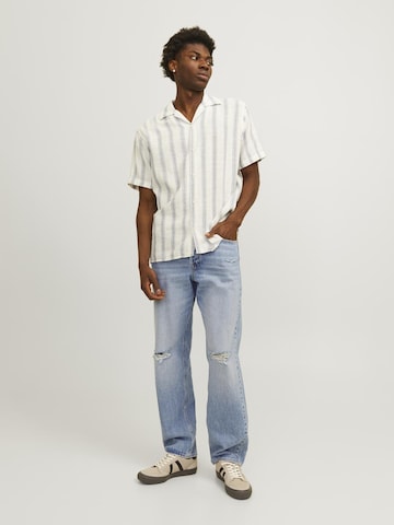 JACK & JONES Loosefit Jeans 'Chris Original' i blå