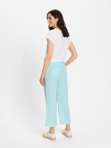 Olsen Wide leg Broek in Groen