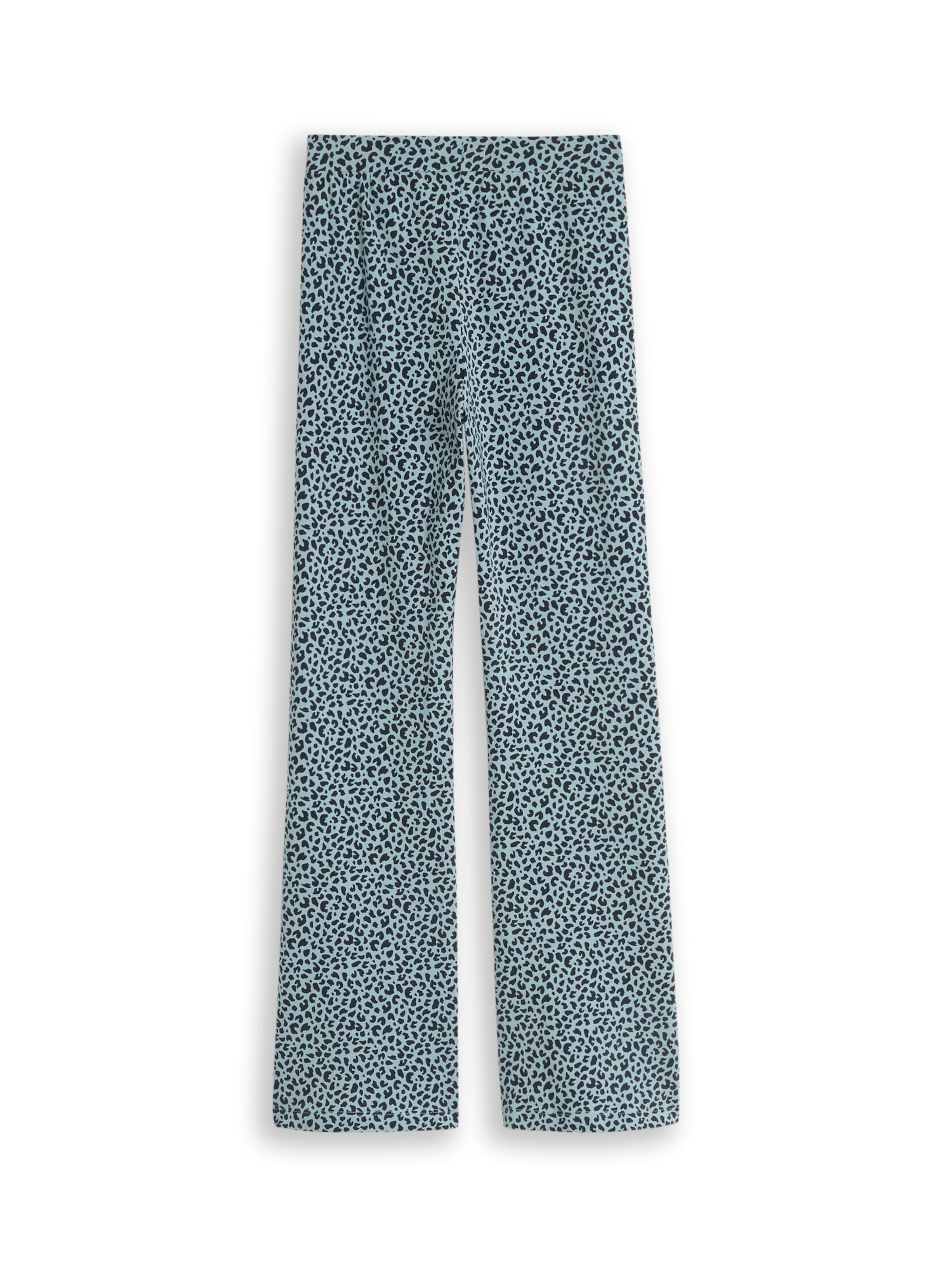 TOM TAILOR Flared Leggings in Groen