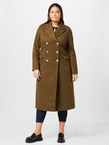 Cappotto di mezza stagione di Dorothy Perkins Curve in verde: frontale