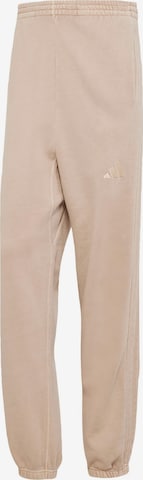 ADIDAS SPORTSWEAR Tapered Urheiluhousut 'All Szn' värissä ruskea: etupuoli