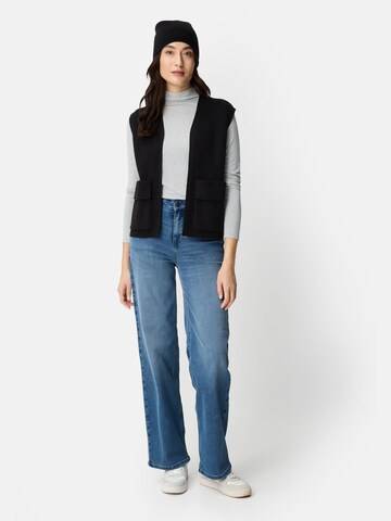 CAMEL ACTIVE Strickweste mit Taschen in Schwarz