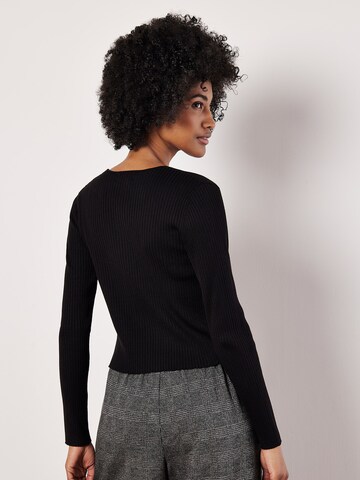 Cardigan Apricot en noir