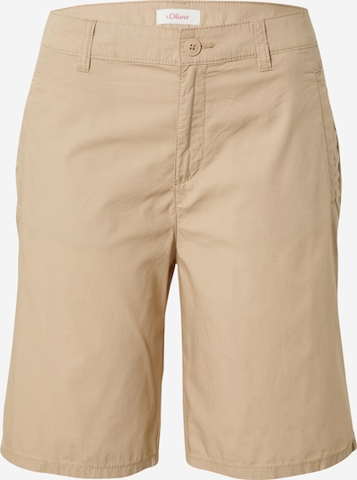 s.Oliver Pantalon chino en camel, Vue avec produit