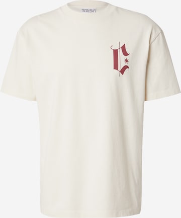 Marcelo Burlon T-Shirt 'HEADLETTER' in Beige: Vorderseite