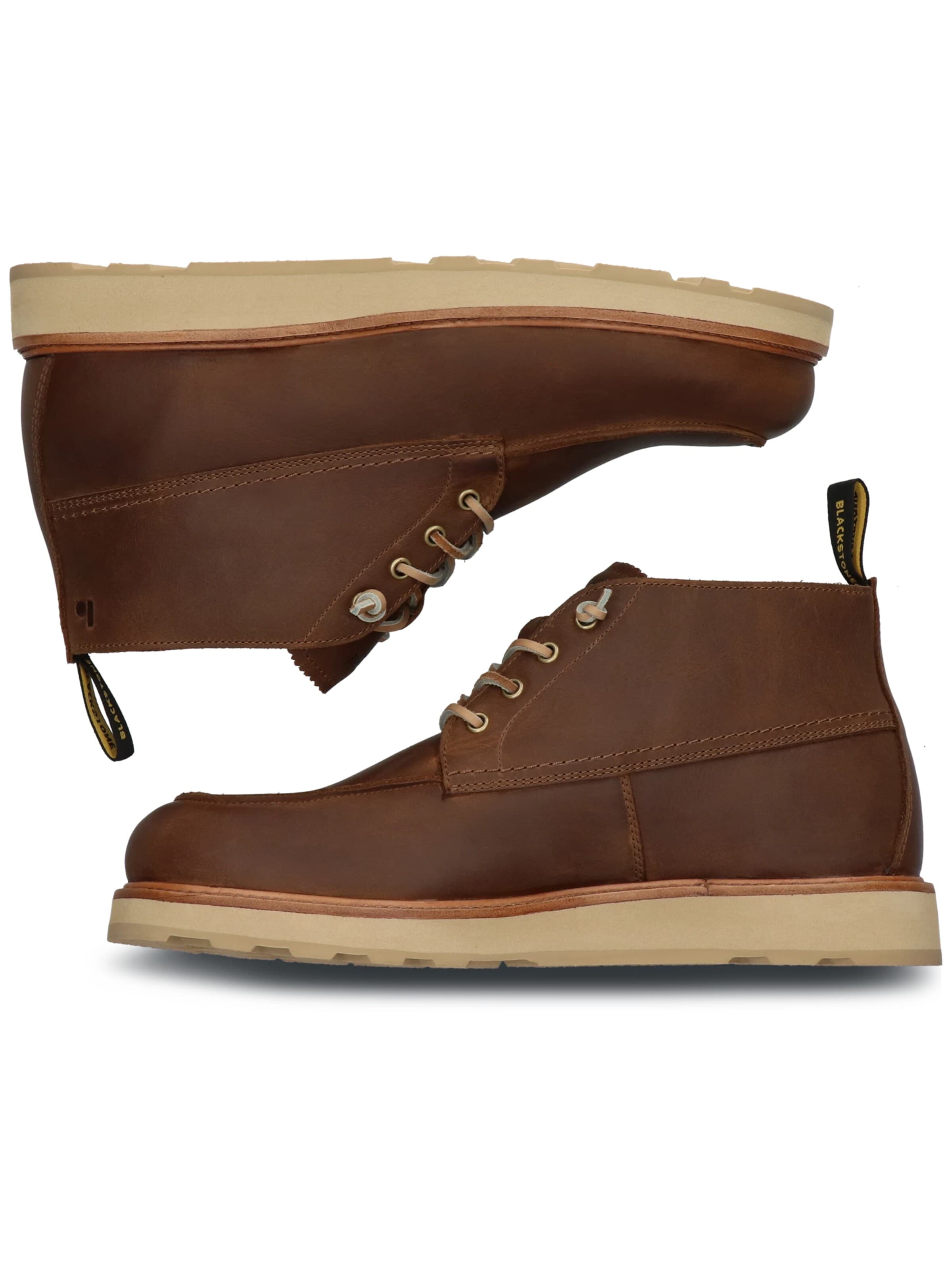 BLACKSTONE - Botas con cordones 'PERIDO ASHER MID' en marrón