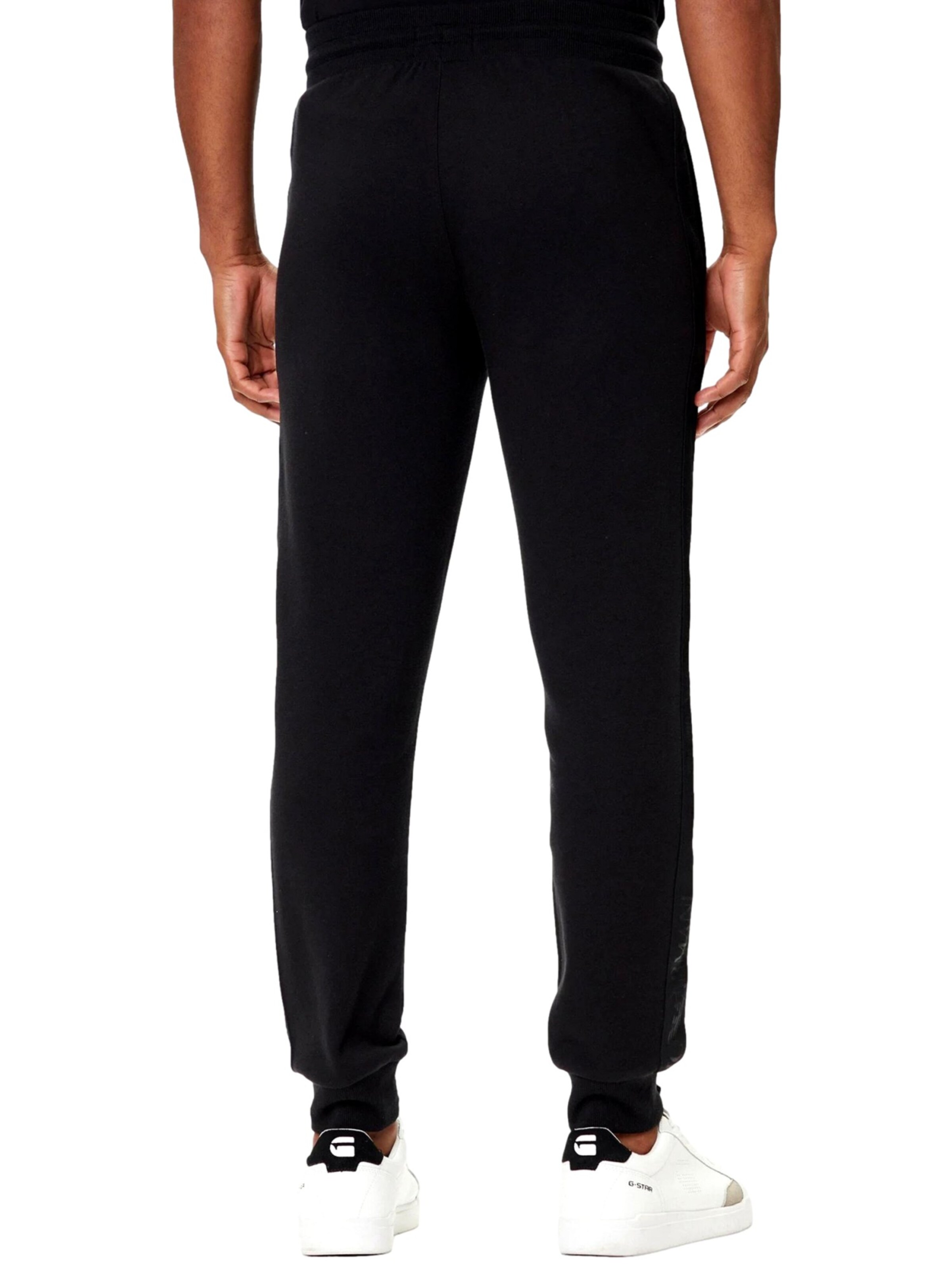 Emporio Armani Regular Sports trousers in Black