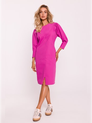 Rochie de la made of emotion pe roz: față