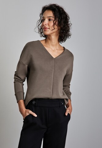 STREET ONE Shirt in Braun: Vorderseite