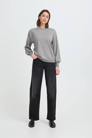 ICHI Svetr 'IHLULS' – šedá