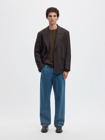 Pull-over 'SLHROSS' SELECTED en marron