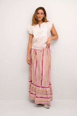 Cream Bluse 'Pablo' i hvid: forside