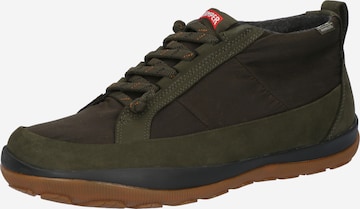 Bottes à lacets CAMPER en vert : devant