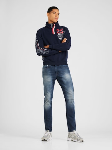 CAMP DAVID Sweatshirt 'Alaska Ice Tour' in Blauw