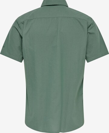 Only & Sons Slim fit Overhemd 'Alvaro' in Groen