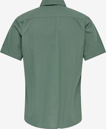 Only & Sons Kitsas lõige Triiksärk 'Alvaro', värv roheline
