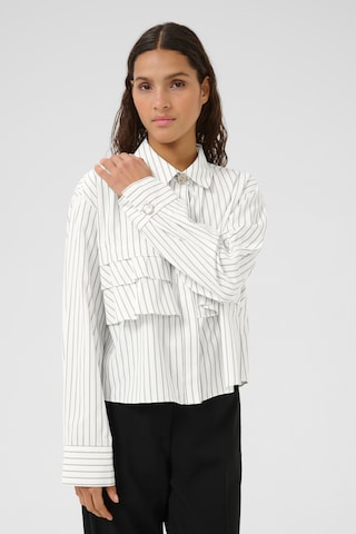 KAREN BY SIMONSEN Blouse 'KBUda Nilla' in White: front