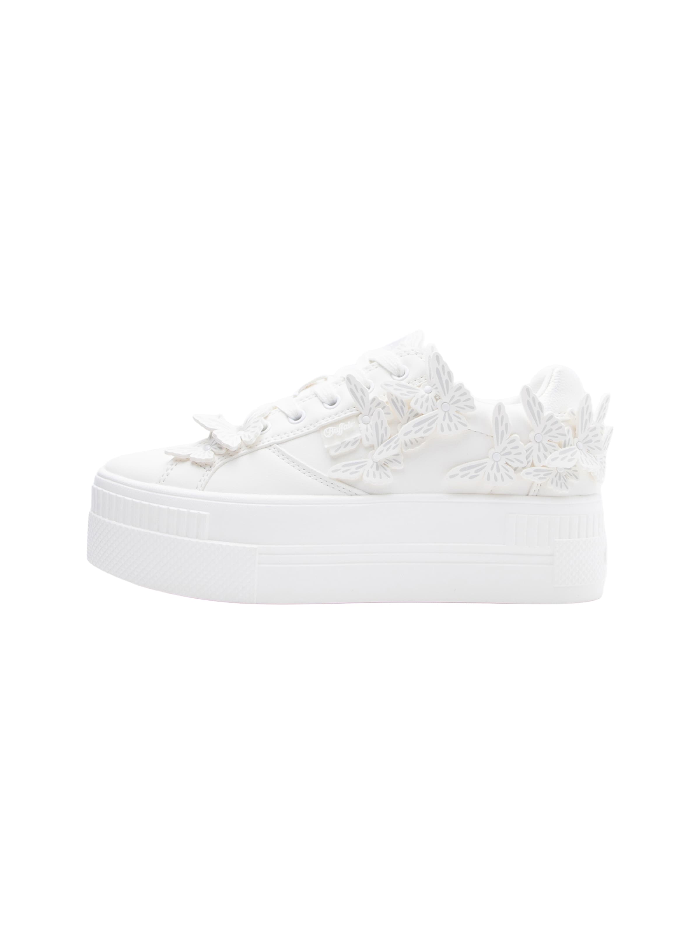 BUFFALO Baskets basses en blanc, Vue avec produit