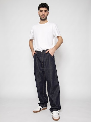 Carhartt WIP Baggy Jeans 'OG SINGLE KNEE PANT BLUE' in Blauw