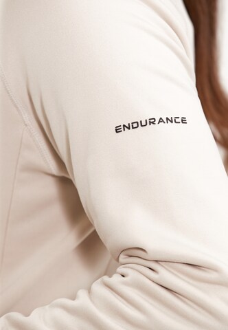 ENDURANCE Athletic Fleece Jacket 'Almaty' in Beige