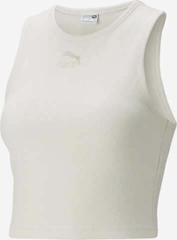 PUMA Sporttop in Wit: voorkant