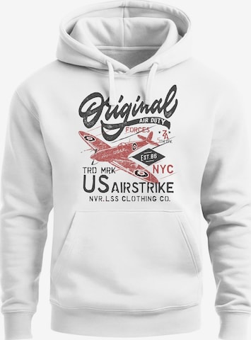 Neverless Sweatshirt 'Airstrike Spitfire' in White: front