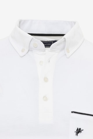 DENIM CULTURE Shirt ' LUCIUS ' in Weiß