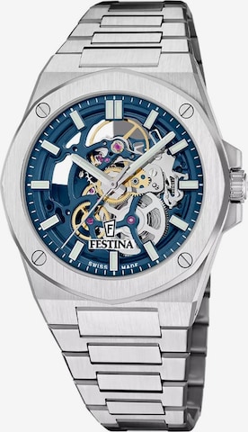 FESTINA - Reloj analógico en azul: frente