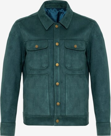 Antioch Between-Season Jacket in Green: front