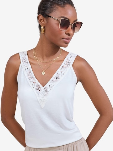 Lipsy Top - fehér: elől