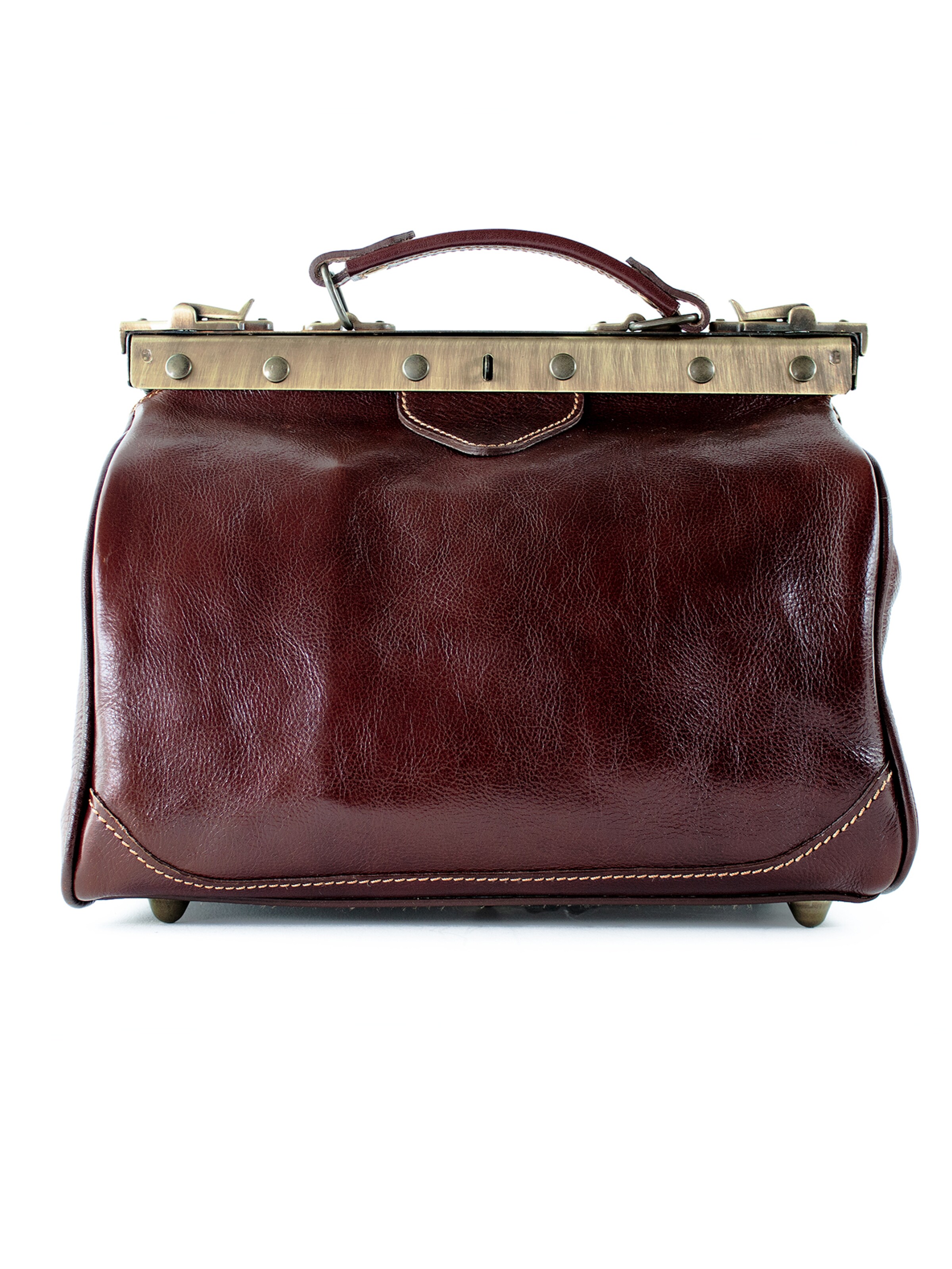 lePelou Handtas in Bruin: voorkant