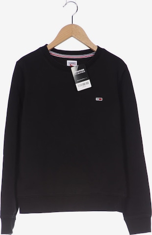 Tommy Jeans Sweatshirt & Zip-Up Hoodie in XS in Black: front